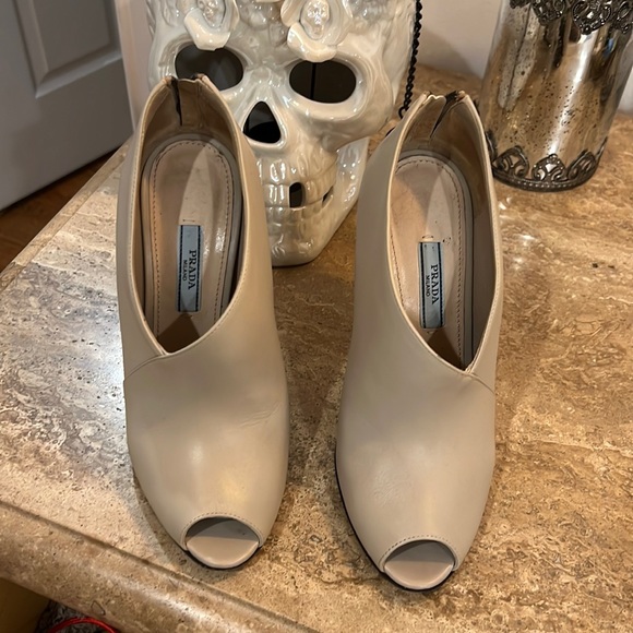 Prada Shoes - Adorable peep toe booties